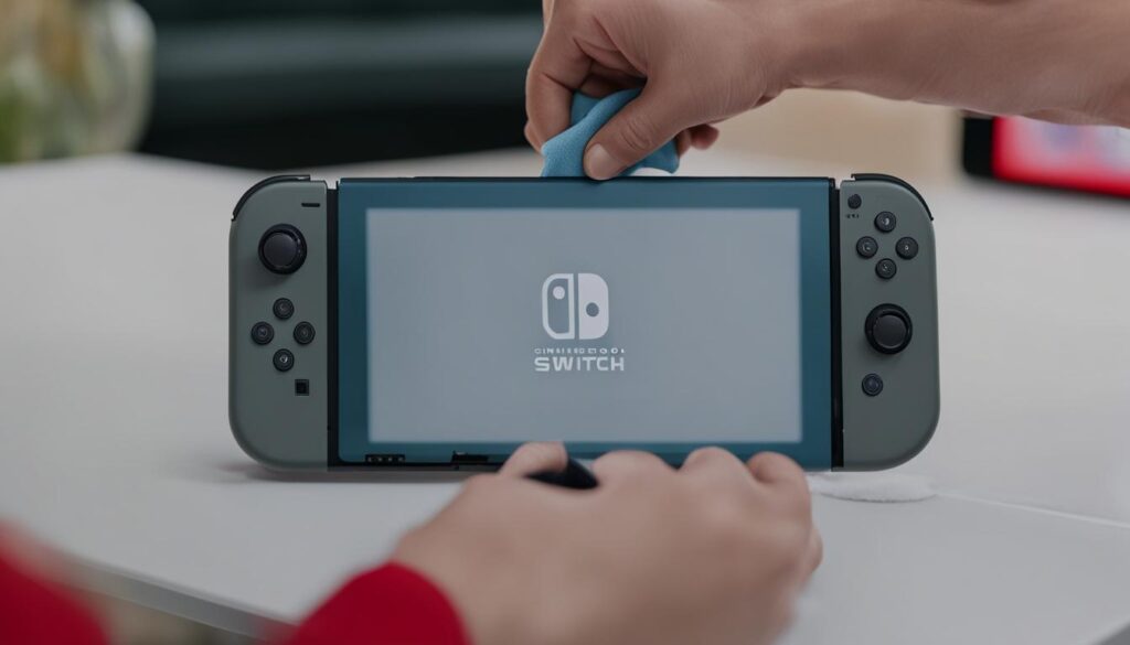 Nintendo Switch screen protector onderhoud