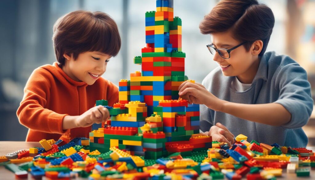 teamwork bouwen met lego